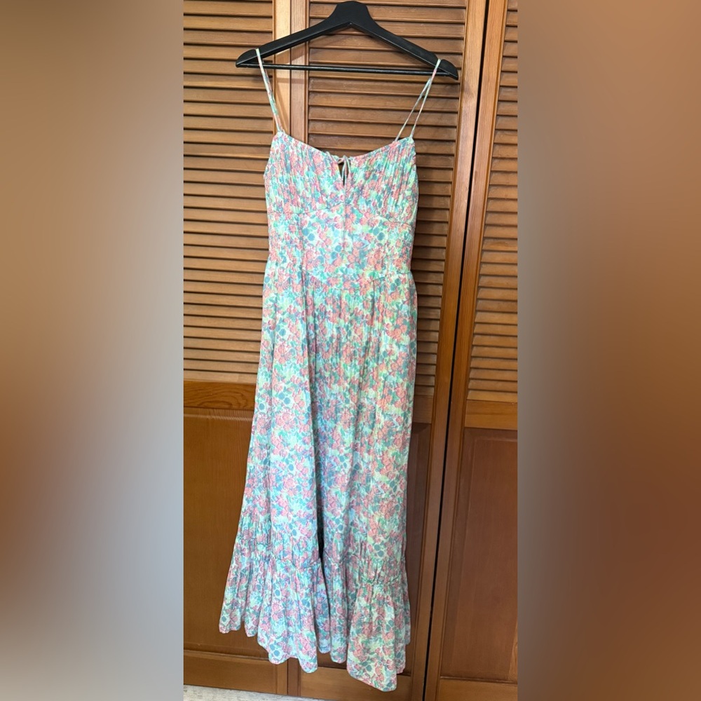American Eagle Outfitters Floral Dress in Pink and Green